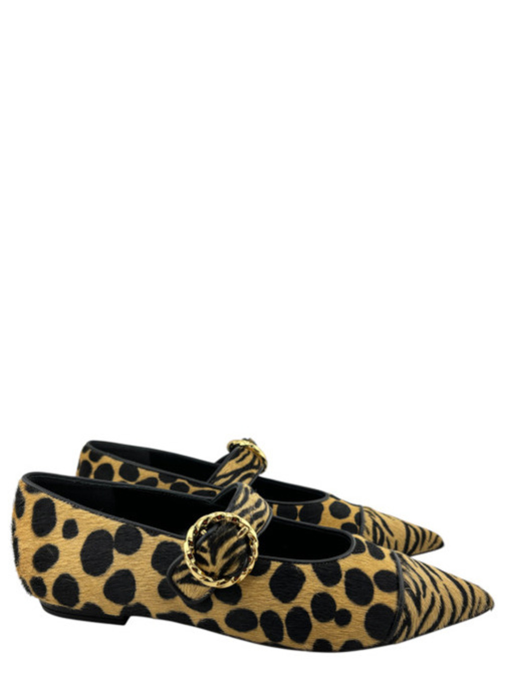 Ulla Johnson Kiki Animal Print Flats